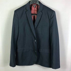 21men Navy Two Button Suit Jacket Size XL